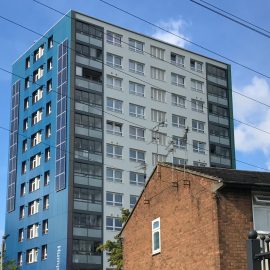 Building and sky