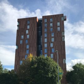 Building and sky