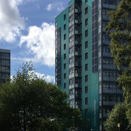 Buildings and sky